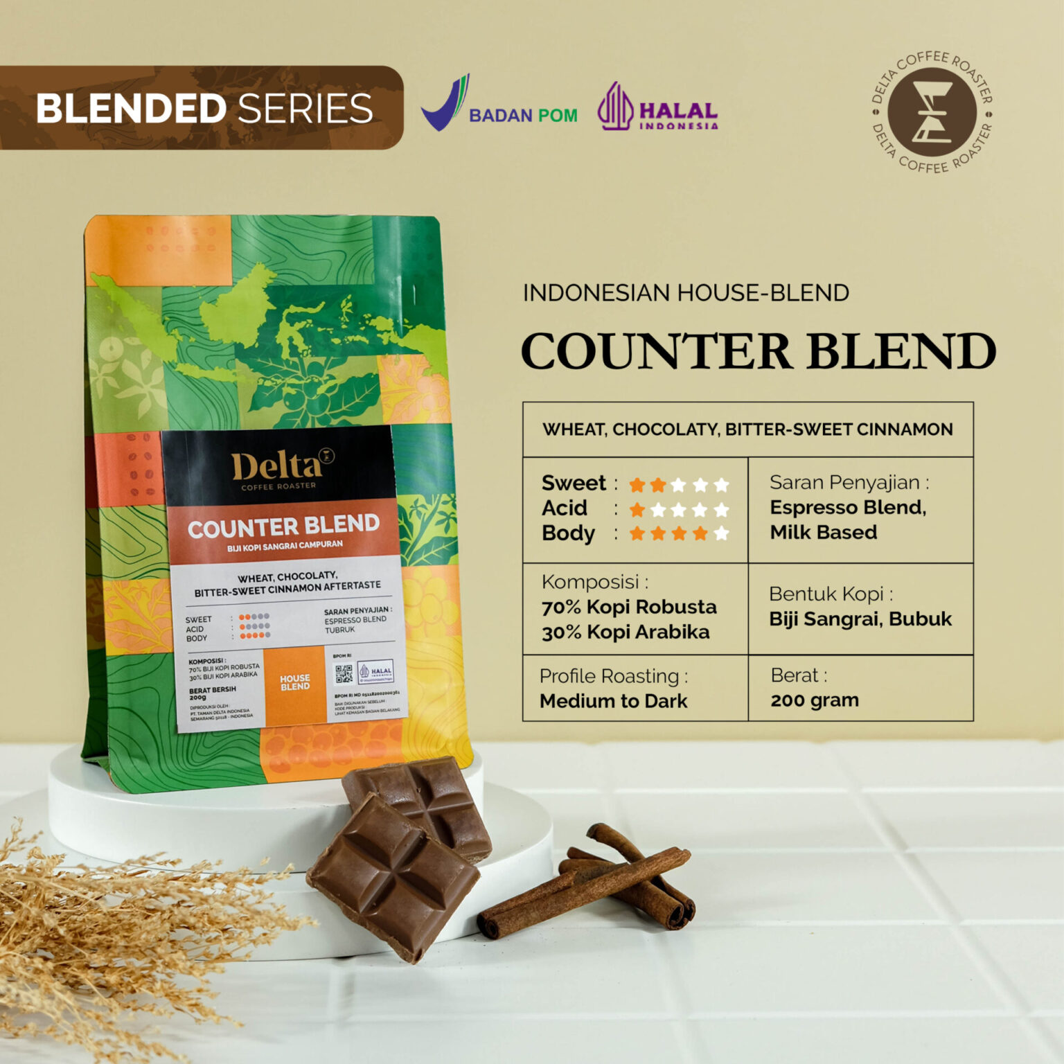 Counter Blend 200 gram,
