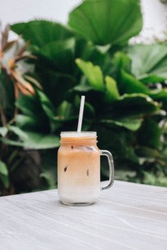 Cara Membuat Kopi Susu Coconut Delight