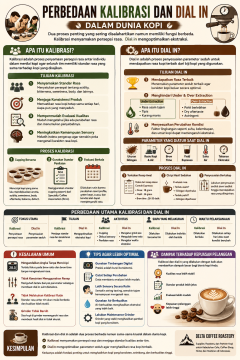 Perbedaan Kalibrasi dan Dial In kopi