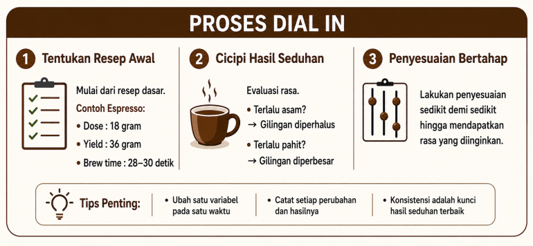 Proses Dial in Kopi