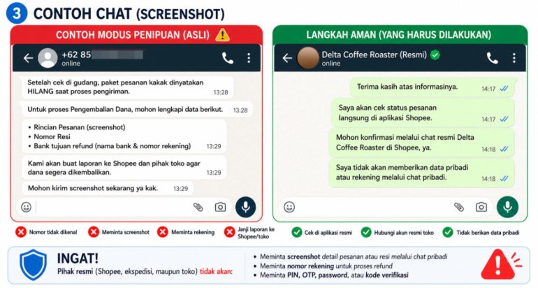 Tips Menghadapi Modus Penipuan Ekspedisi Paket Hilang